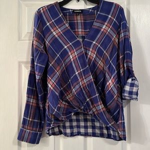 Express Plaid Portofino Shirt